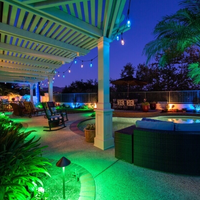<h1>Orange County Color Changing Landscape Lighting</h1><p>Illuminate your home&rsquo;s landscaping  Photo